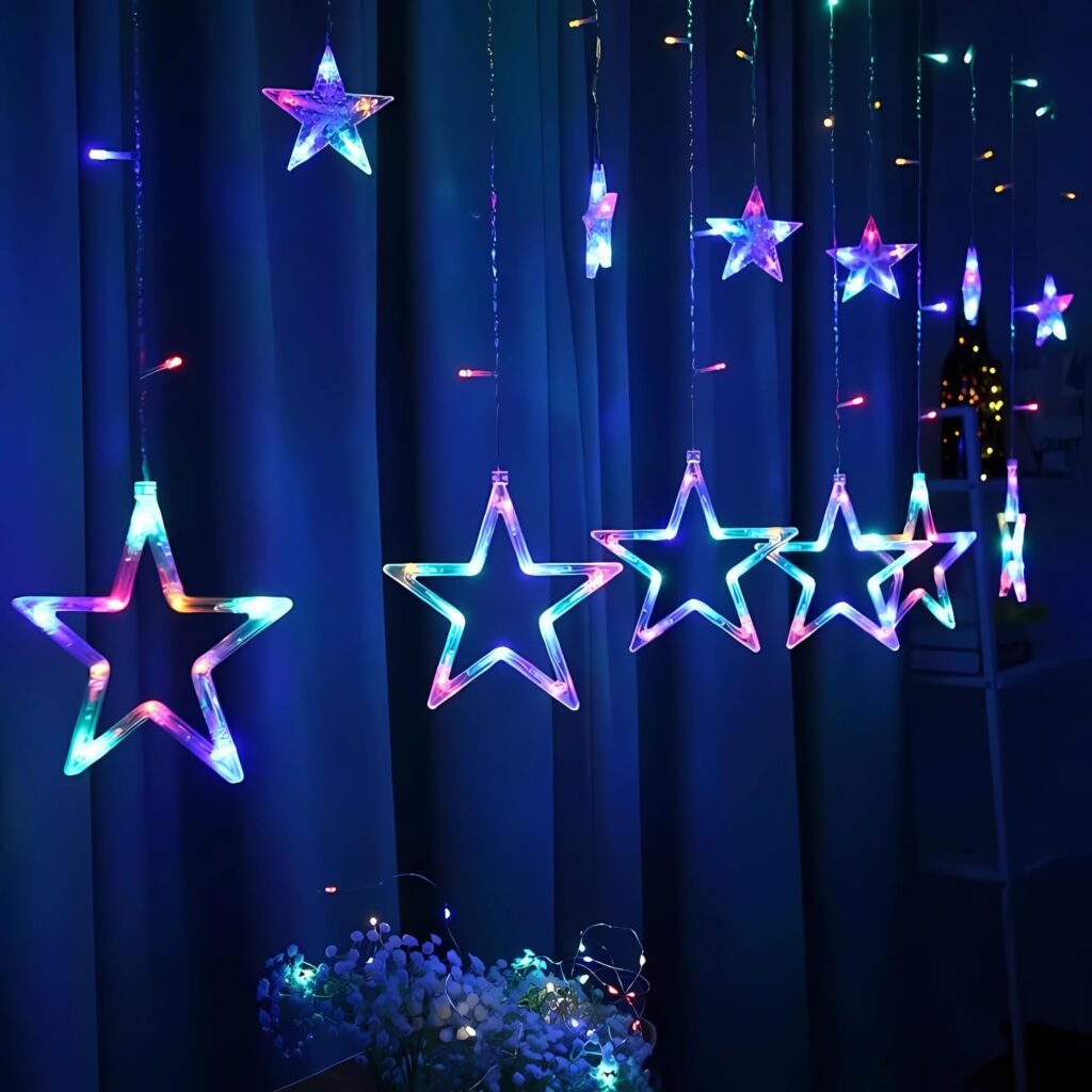 One94Store Star Curtain String Decorative LED Lights - desibuyguide
