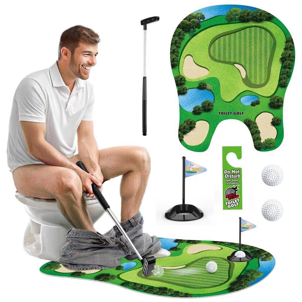 Potty Putter Toilet Golf Game - desibuyguide