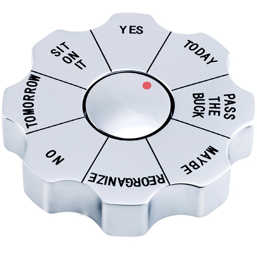 Spinning Decision Maker Paperweight - desibuyguide