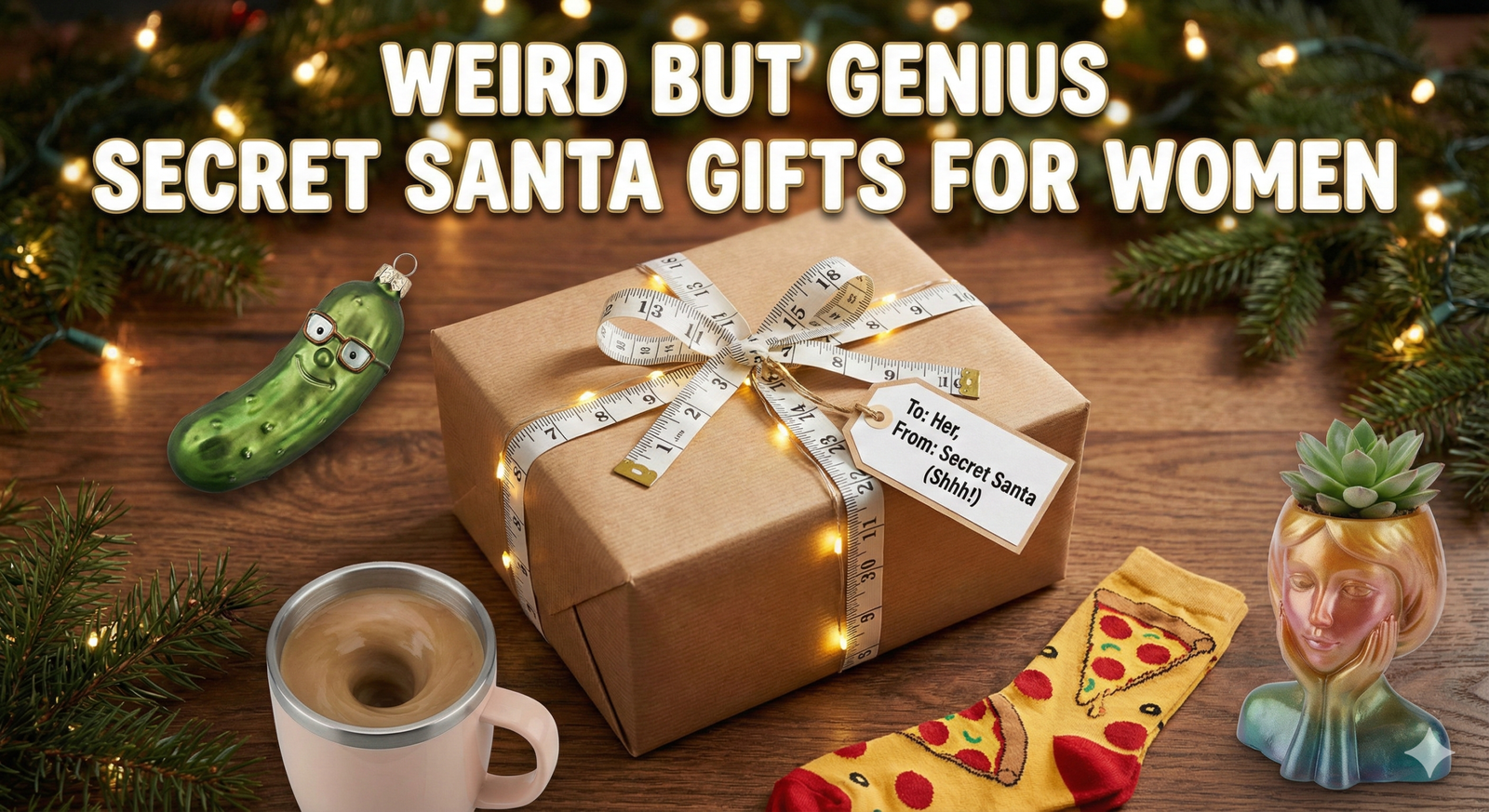 Read more about the article 5 Weird But Genius Secret Santa Gifts for Women Under Rs 999 (That She’ll Actually Use)